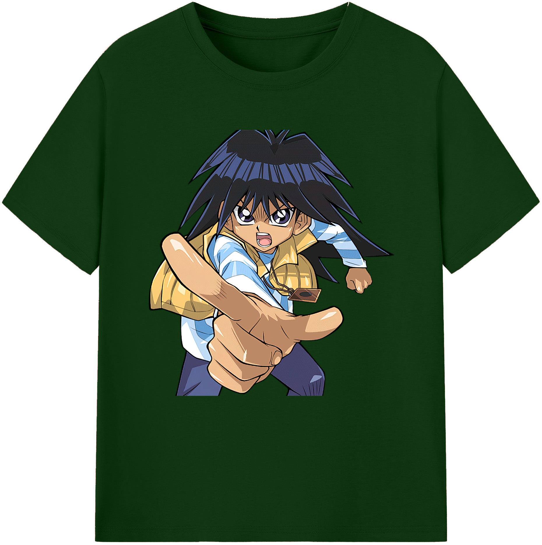 （画像用） 遊☆戯☆王 Yu-Gi-Oh! 綿100％半袖Tシャツ（フロントプリント）